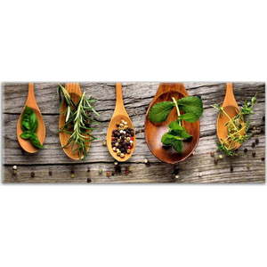 Obraz Styler Glasspik Kitchen Wooden Spoons, 30 x 80 cm obraz