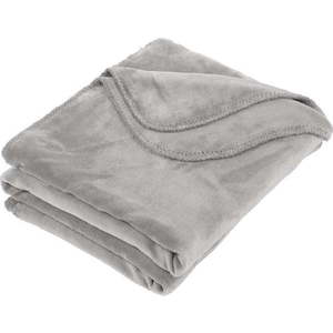 Světle šedý přehoz Tiseco Home Studio Horsestitch, 130 x 170 cm obraz