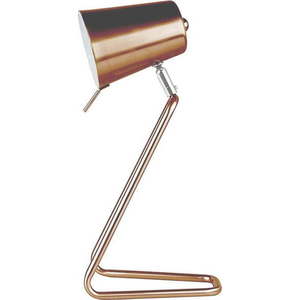 Stolní lampa v měděné barvě Leitmotiv Z Metal obraz