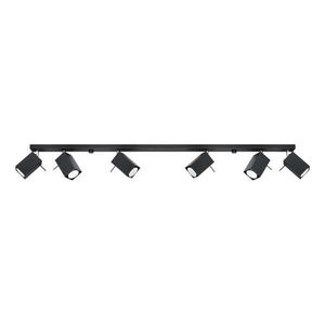 Černé stropní svítidlo Nice Lamps Toscana 6L obraz