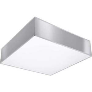 Šedé stropní svítidlo 25x25 cm Mitra – Nice Lamps obraz