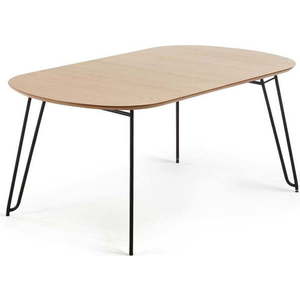 Rozkládací jídelní stůl v dekoru dubu v přírodní barvě 100x170 cm Novac – Kave Home obraz