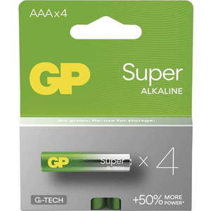 Alkalické baterie AAA 4 ks Super – EMOS obraz