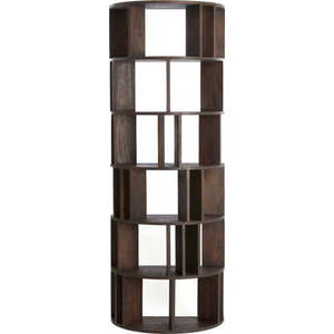 Hnědá knihovna z masivu mindi 76x210x38 cm Louisa – Light & Living obraz