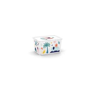 Bílý plastový dětský úložný box 55x39x31 cm C Box Style – KIS obraz