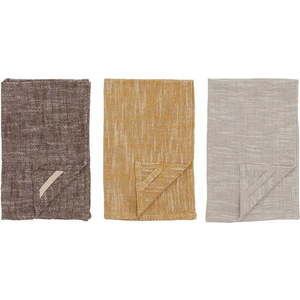 Bavlněné utěrky v sadě 3 ks 70x45 cm Heika - Bloomingville obraz