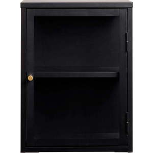 Černá kovová závěsná vitrína 45x60 cm Carmel – Unique Furniture obraz
