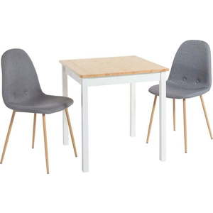 Set jídelního stolu Sydney a dvou jídelních židlí Lissy – Bonami Essentials obraz