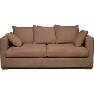 Světle hnědá manšestrová pohovka 175 cm Comfy – Scandic obraz