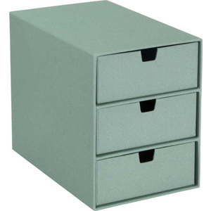 Zelený kartonový organizér zásuvkový Ingrid Canvas Paper Laminate – Bigso obraz