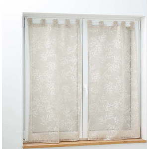 Světle hnědé voálové záclony v sadě 2 ks 60x120 cm Karla – douceur d'intérieur obraz