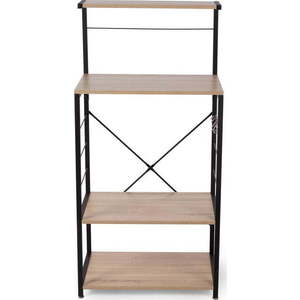 Regál v dekoru dubu v přírodní barvě 60x40 cm – Compactor obraz