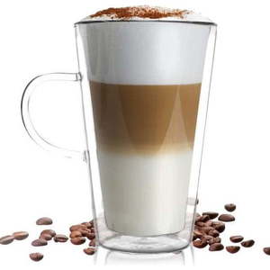 Dvoustěnný hrnek Vialli Design Amo Latte, 320 ml obraz