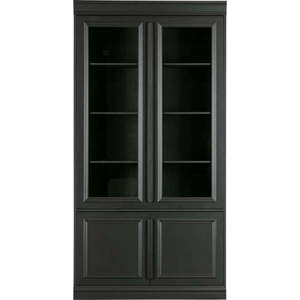 Černá vitrína z borovicového dřeva 110x215 cm Organize – BePureHome obraz