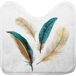 Bílá WC koupelnová předložka 45x45 cm Plumiss – douceur d'intérieur obraz