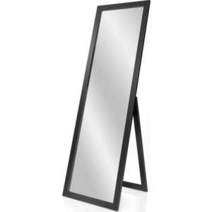 Stojací zrcadlo v černém rámu Styler Sicilia, 46 x 146 cm obraz