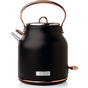 Černá rychlovarná konvica 1, 7 l Heritage - Haden obraz