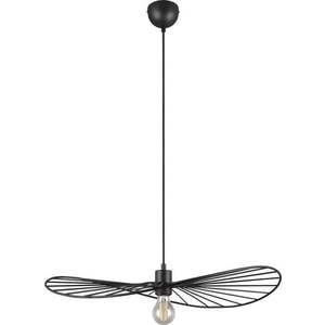 Matně černé závěsné svítidlo ø 60 cm Chapeau – Trio obraz