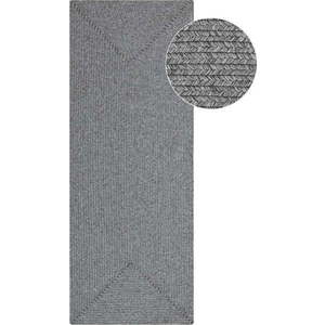 Šedý venkovní koberec běhoun 200x80 cm - NORTHRUGS obraz