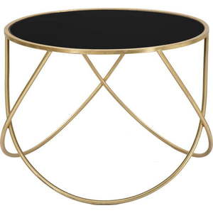 Kulatý odkládací stolek se skleněnou deskou ø 60 cm Ring – Mauro Ferretti obraz