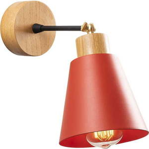 Nástěnné svítidlo v červené a přírodní barvě ø 14 cm Manavgat – Opviq lights obraz