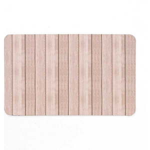 Hnědá gumová koupelnová předložka 50x80 cm Calista – douceur d'intérieur obraz