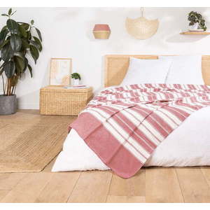 Červený přehoz 180x220 cm Abby – douceur d'intérieur obraz