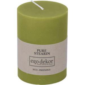 Zelená svíčka Eco candles by Ego dekor Friendly, doba hoření 37 h obraz