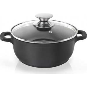 Hrnec s nepřilnavým povrchem Pfluon Granit se skleněnou poklicí Orion Grande, ⌀ 20 cm obraz