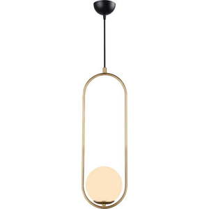 Závěsné svítidlo ve zlaté barvě Squid Lighting Arch, výška 146 cm obraz