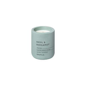 Vonná sojová svíčka doba hoření 24 h Fraga: Basil & Bergamot – Blomus obraz