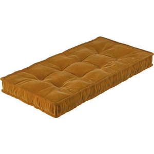 Hořčicově žlutá dětská matrace 60x120 cm Posh Velvet - Yellow Tipi obraz