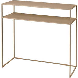 Béžový kovový konzolový stolek 35x85 cm Fera – Blomus obraz