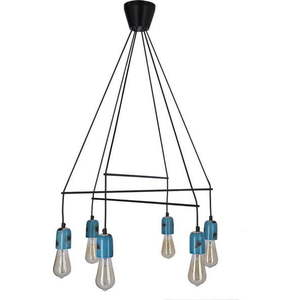 Černo-modré závěsné svítidlo Vider – Candellux Lighting obraz