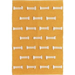 Okrově žlutý pratelný koberec 50x80 cm Juline – douceur d'intérieur obraz