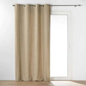 Béžový závěs z materiálu bouclé 140x240 cm Wooly – douceur d'intérieur obraz