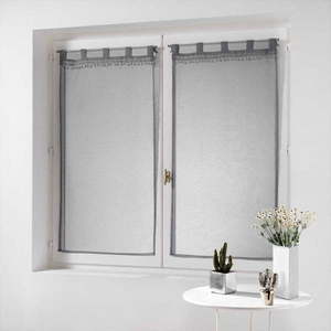 Šedé voálové záclony v sadě 2 ks 60x120 cm Poupette – douceur d'intérieur obraz
