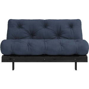 Tmavě modrá rozkládací pohovka 140 cm Roots Black Night – Karup Design obraz