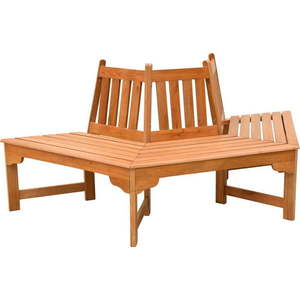 Dřevěná zahradní lavice v přírodní barvě Ontario – Garden Pleasure obraz