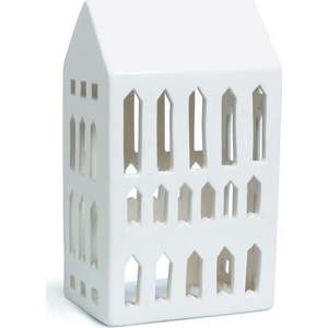 Bílý keramický svícen Kähler Design Urbania Lighthouse Church obraz