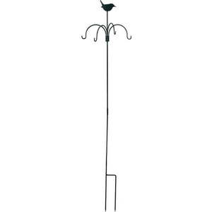 Tmavě zelené krmítko se zápichem Esschert Design, výška 148 cm obraz
