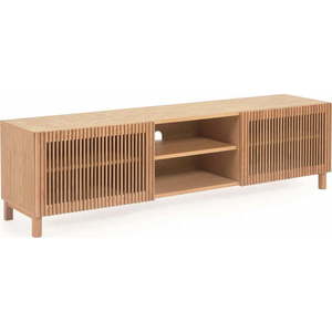 TV stolek v dekoru dubu v přírodní barvě 180x50 cm Beyla – Kave Home obraz