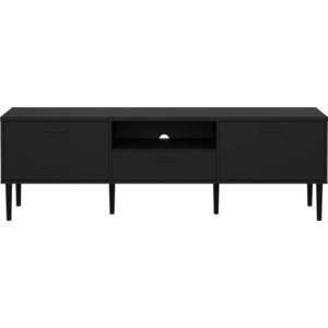 Černý TV stolek 177x57 cm Media – Tvilum obraz