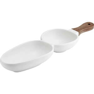 Bílá porcelánová servírovací miska Ladelle Essentials obraz