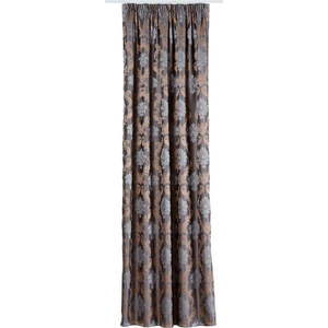 Hnědý závěs 140x245 cm Figaro – Mendola Fabrics obraz
