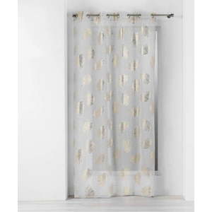 Záclona v béžové a zlaté barvě 140x280 cm Sunny – douceur d'intérieur obraz