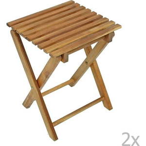Hnědé zahradní židle v sadě 2 ks Tacoma – Garden Pleasure obraz