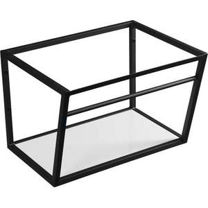 Bílý/černý ocelový závěsné podstavec pod umyvadlo 60x40 cm Ska – Sapho obraz