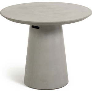 Betonový venkovní jídelní stůl Kave Home Itai, ⌀ 90 cm obraz