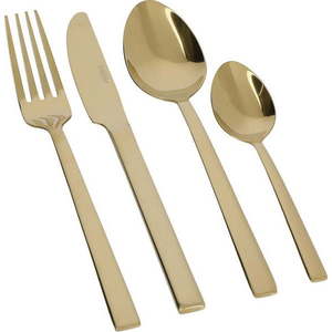 Nerezový příbor v sadě 16 ks ve zlaté barvě Mikasa Diseno - Kitchen Craft obraz